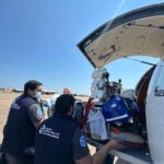 Niño con quemaduras