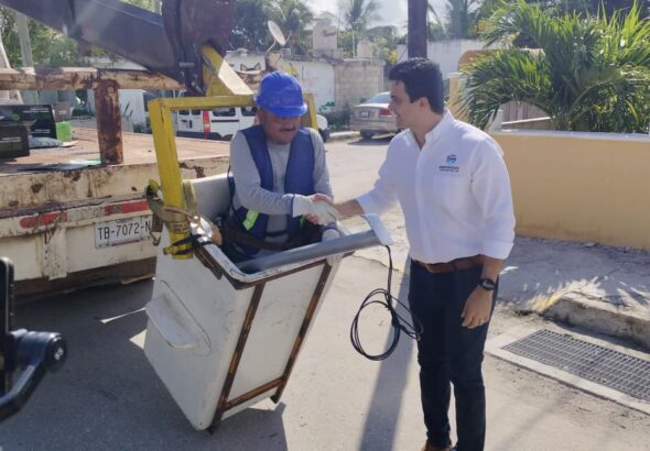 Renuevan luminarias en Chelem y Chuburna