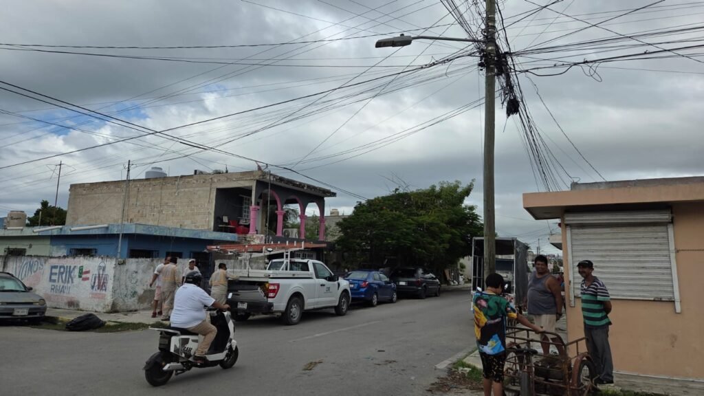bloqueo de calles en progreso